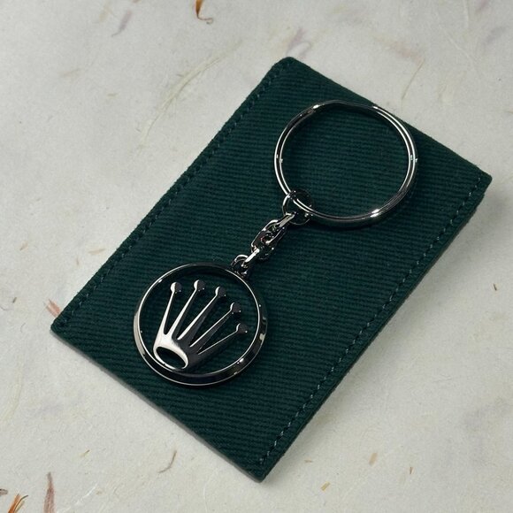 Rolex Sliver Crown Logo Keychain - Boutique Gift - VIP - Picture 3 of 5